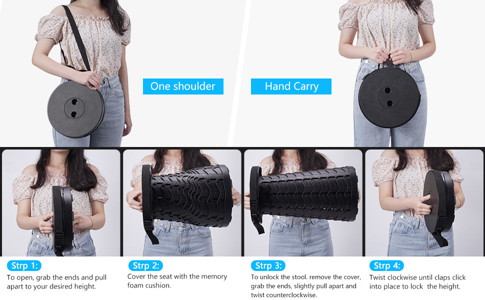 Collapsible Outdoor Stool - Tactical Wilderness