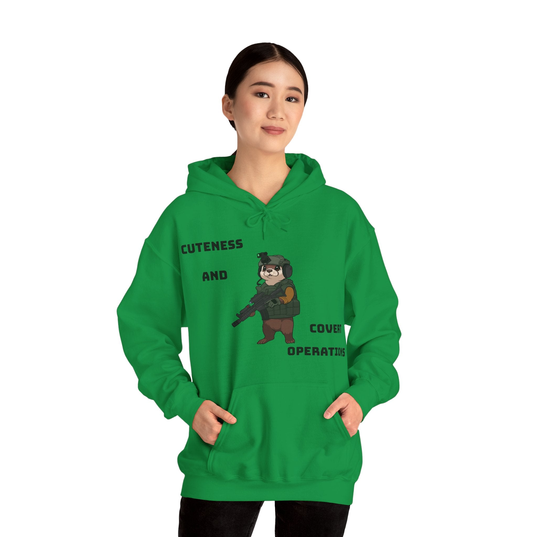 Cuteness & Covert Operations Otter Unisex Hoodie!