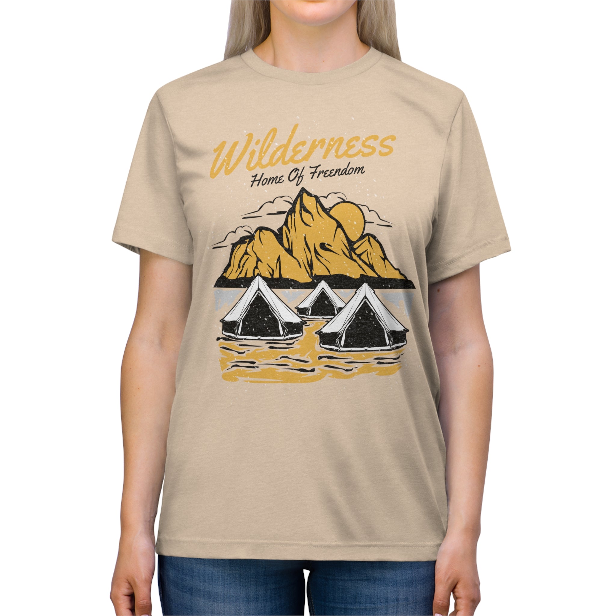Wilderness Home of Freedom - Unisex Triblend Tee