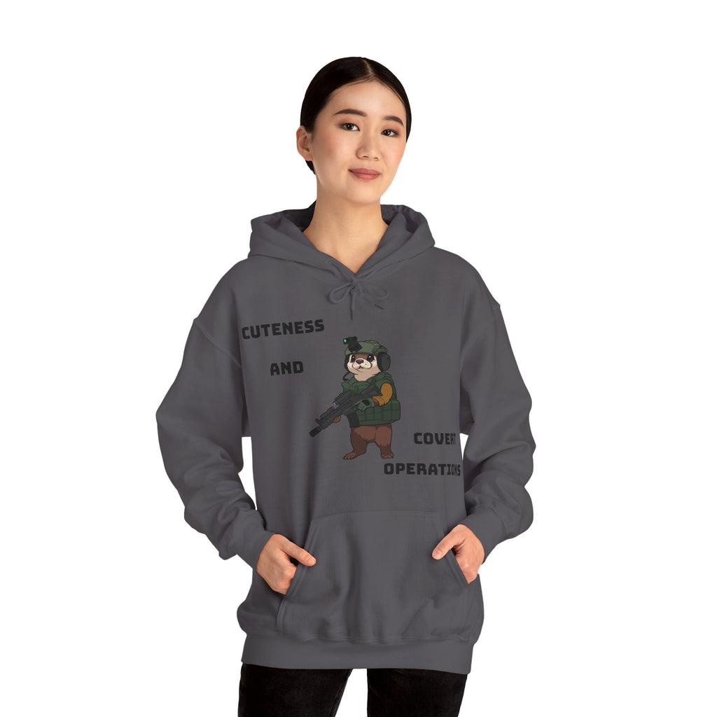 Cuteness & Covert Operations Otter Unisex Hoodie!