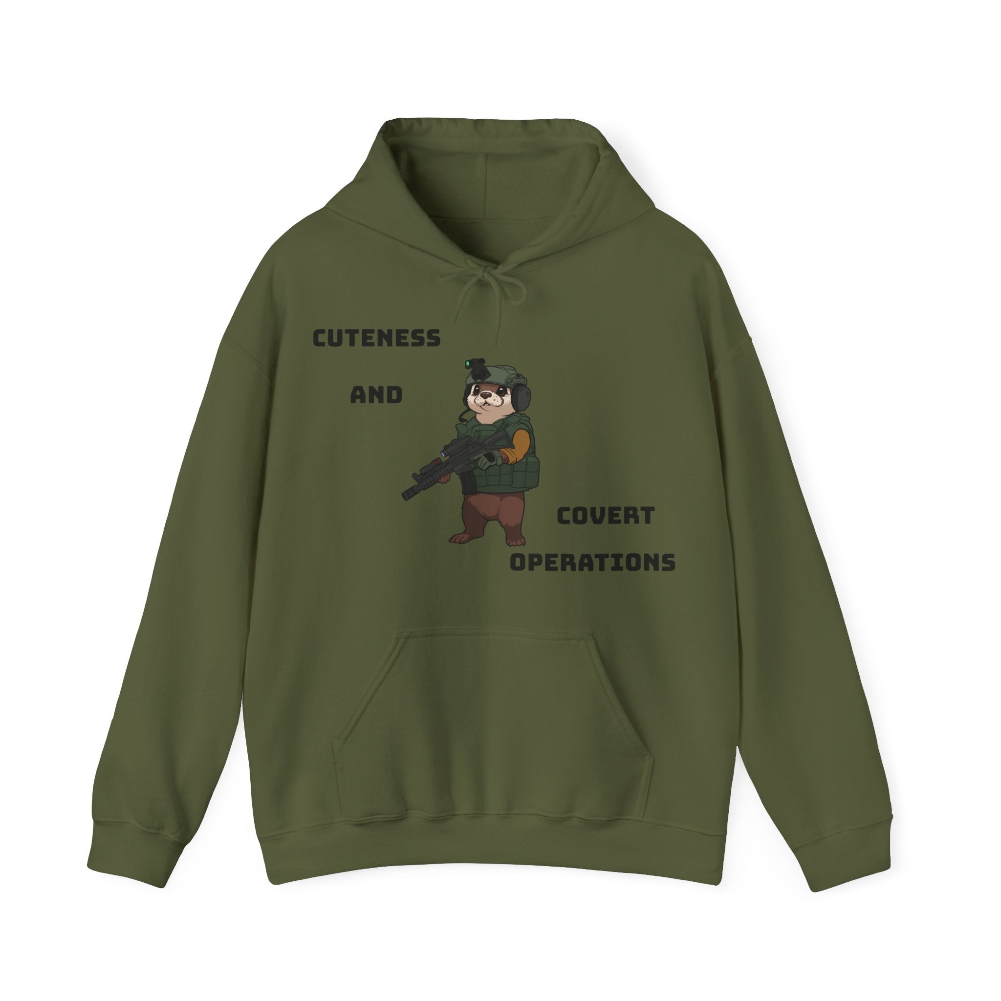 Cuteness & Covert Operations Otter Unisex Hoodie!