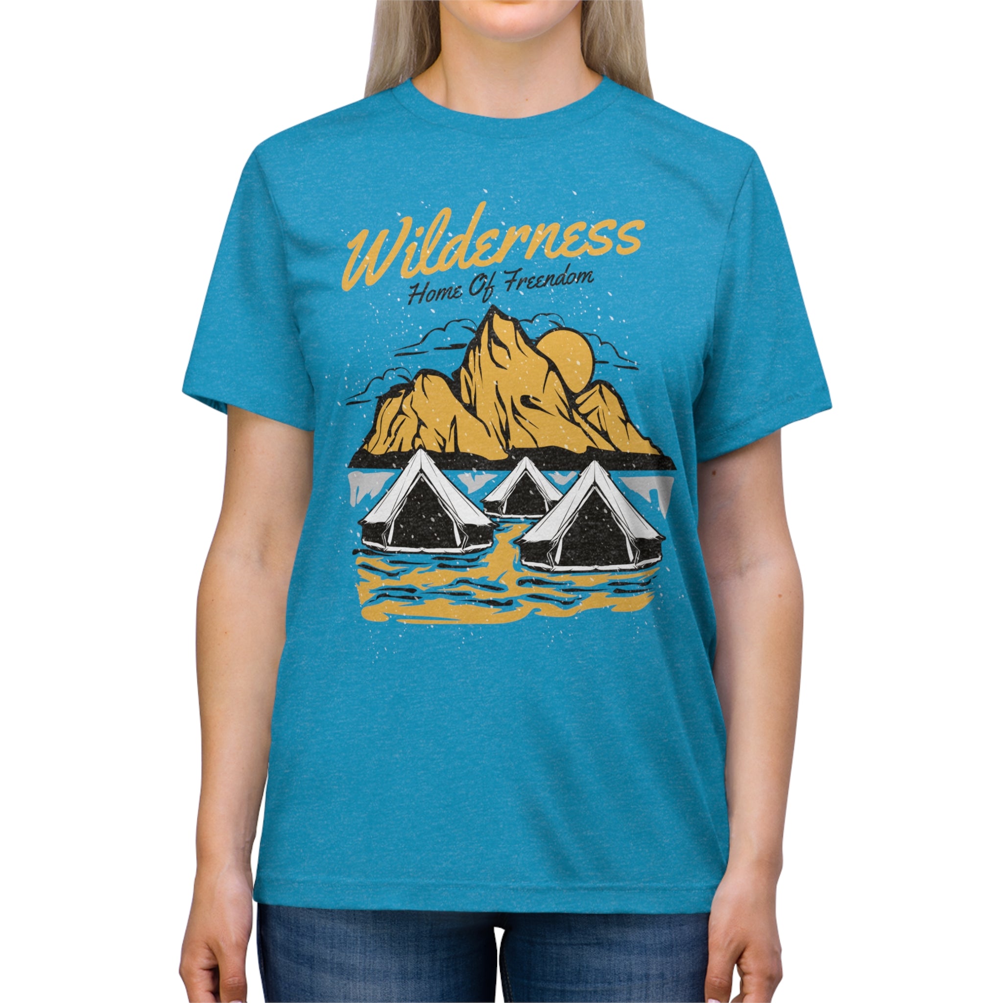 Wilderness Home of Freedom - Unisex Triblend Tee