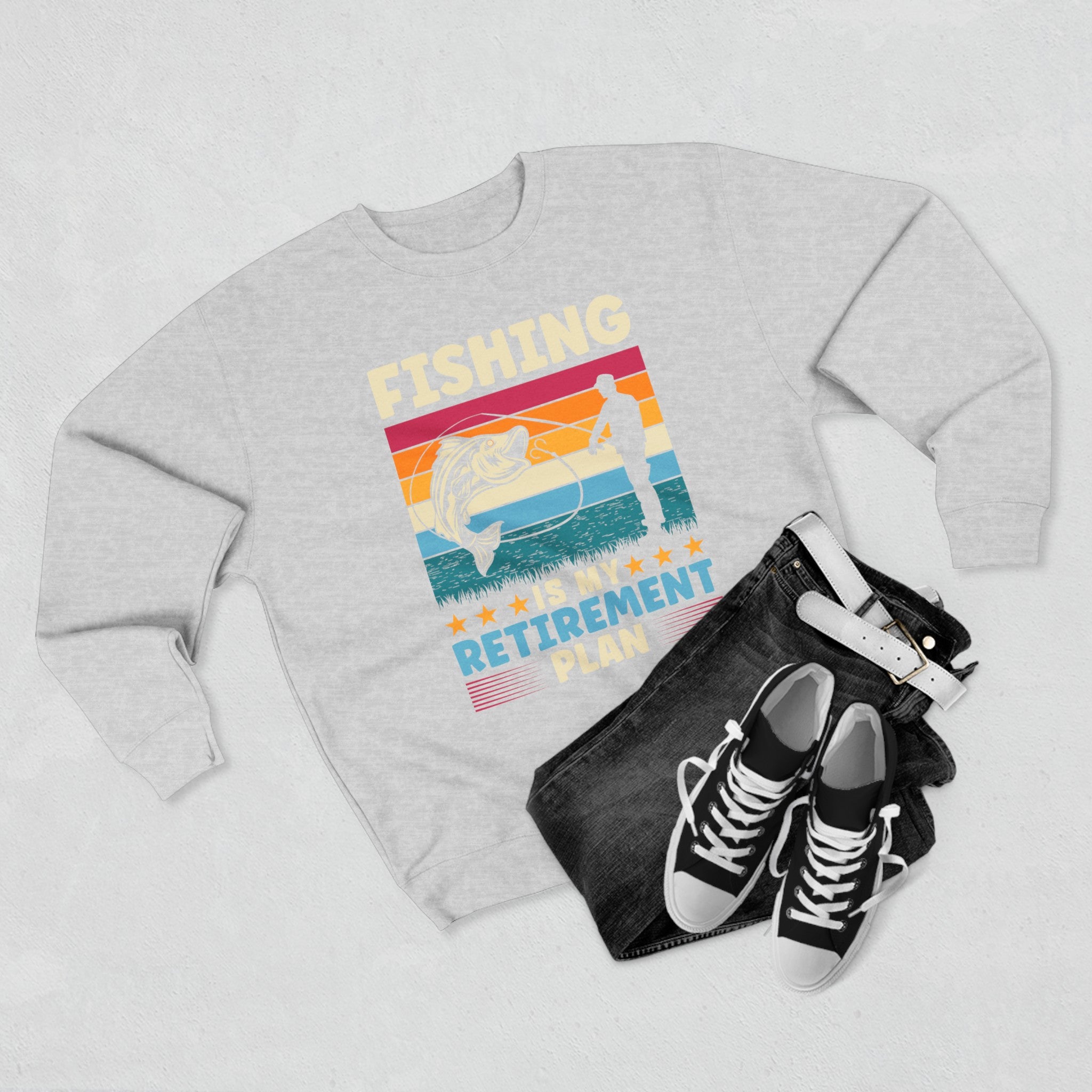 Fishing Retirement - Unisex Crewneck Sweatshirt