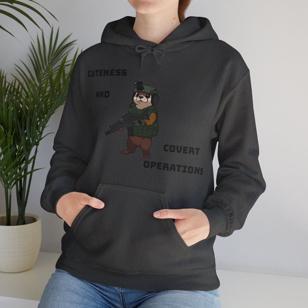 Cuteness & Covert Operations Otter Unisex Hoodie!
