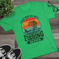 Days With Fishing - Unisex Tri-Blend Crew Tee