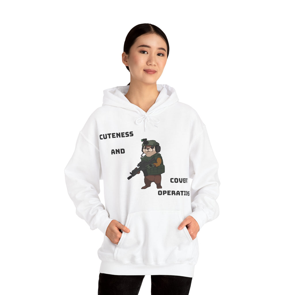 Cuteness & Covert Operations Otter Unisex Hoodie!
