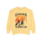 Hardest Climb - Unisex Garment-Dyed Sweatshirt