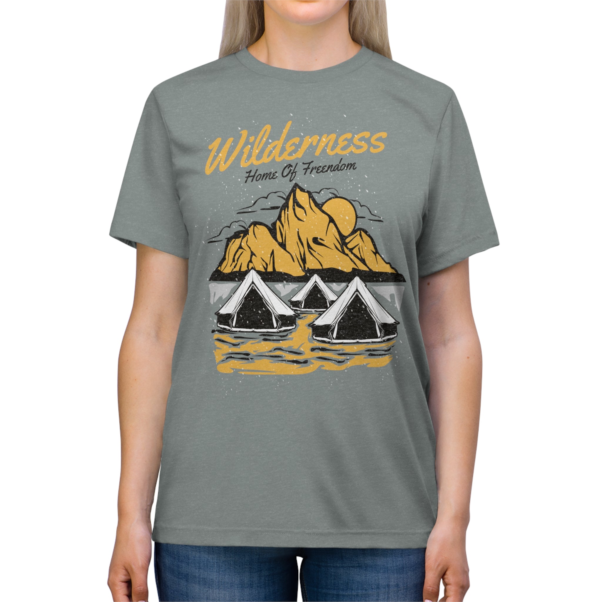 Wilderness Home of Freedom - Unisex Triblend Tee