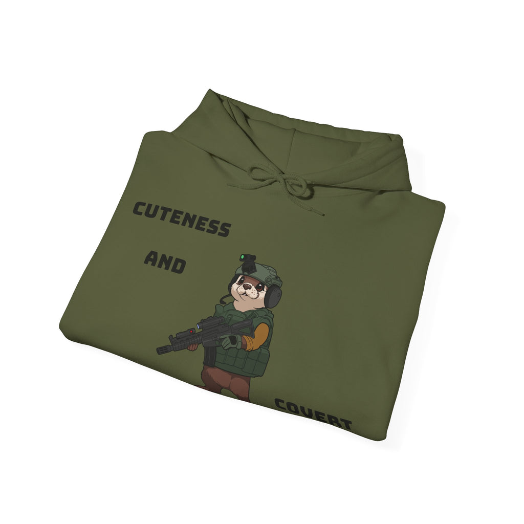 Cuteness & Covert Operations Otter Unisex Hoodie!