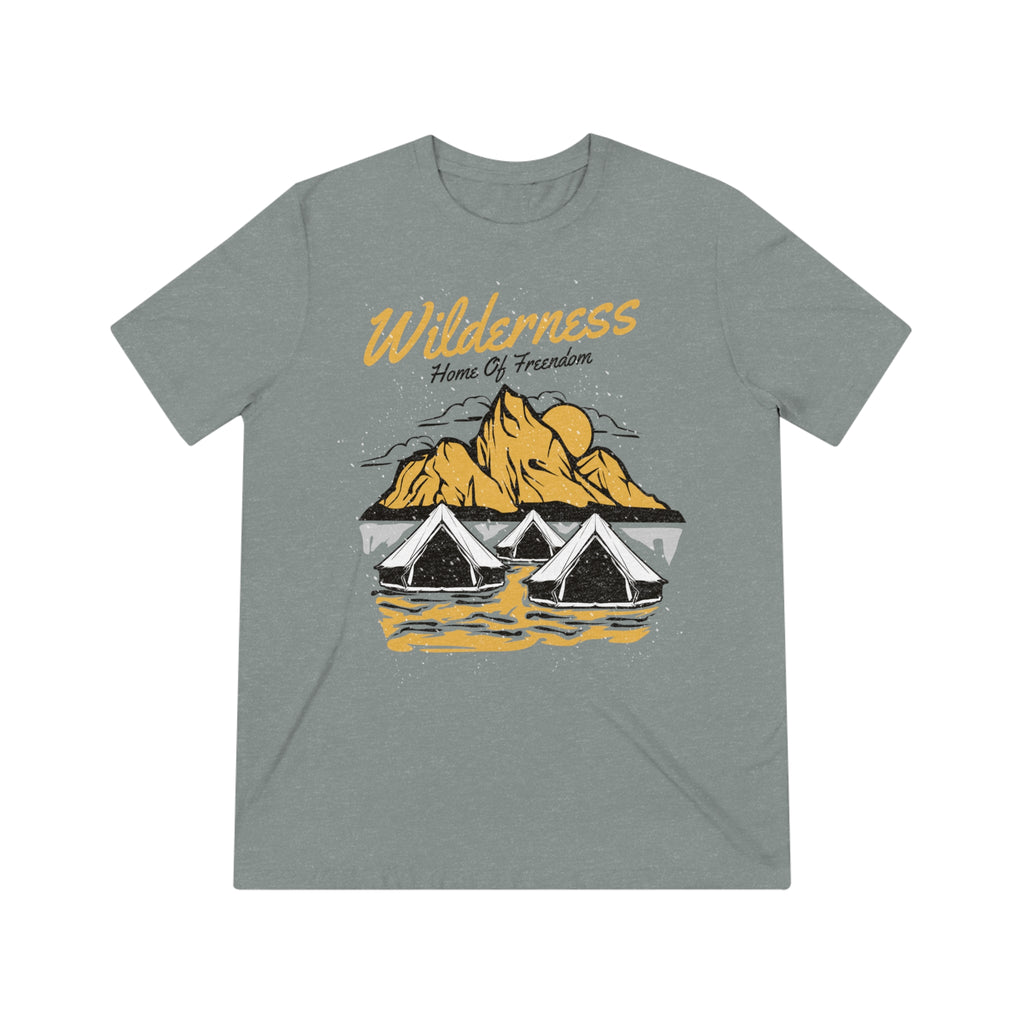 Wilderness Home of Freedom - Unisex Triblend Tee