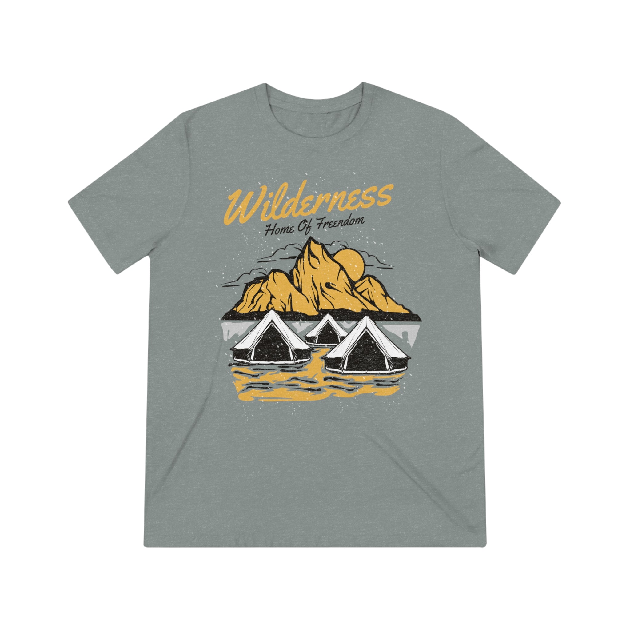 Wilderness Home of Freedom - Unisex Triblend Tee