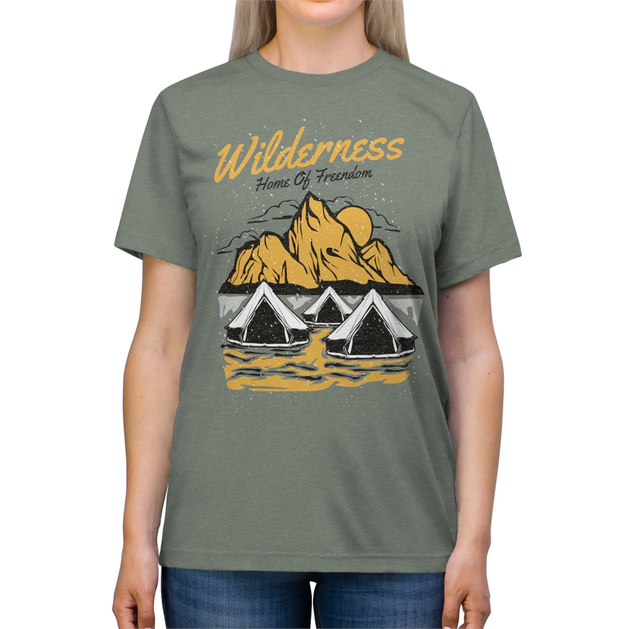 Wilderness Home of Freedom - Unisex Triblend Tee