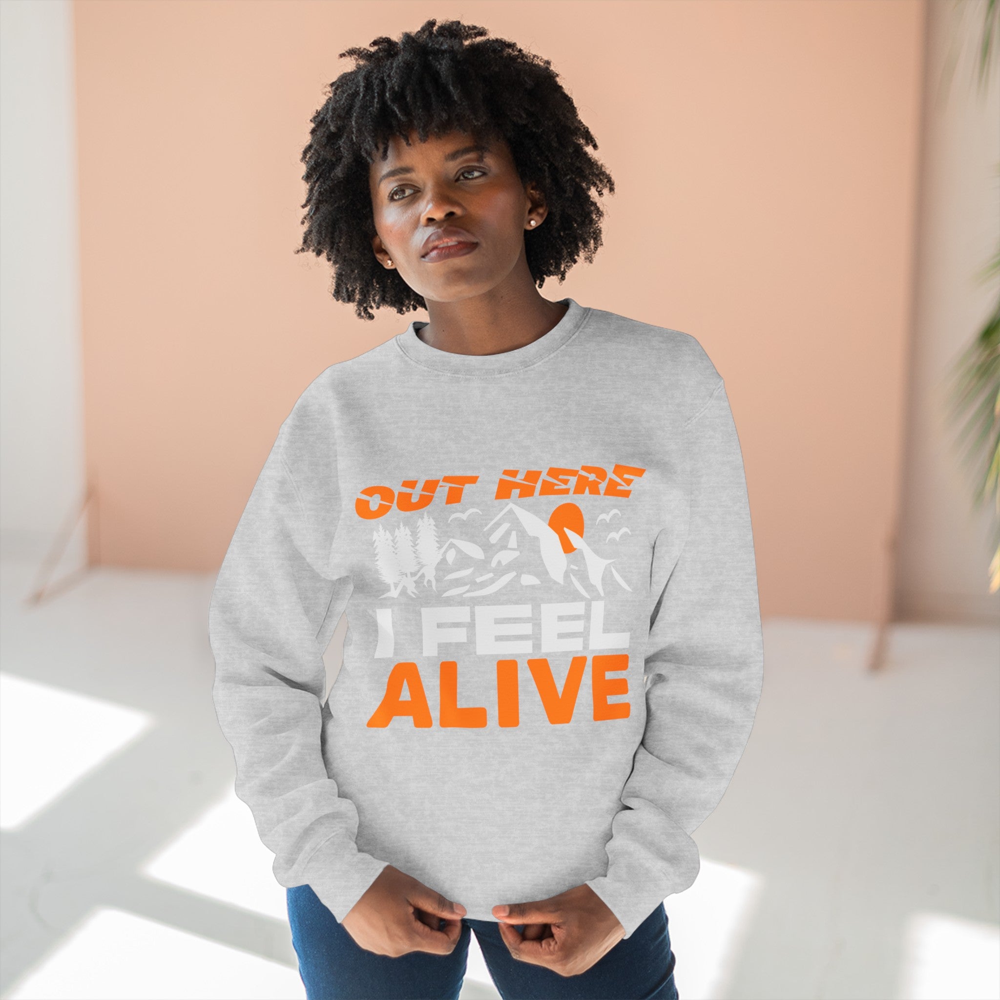 Feel Alive - Unisex Crewneck Sweatshirt
