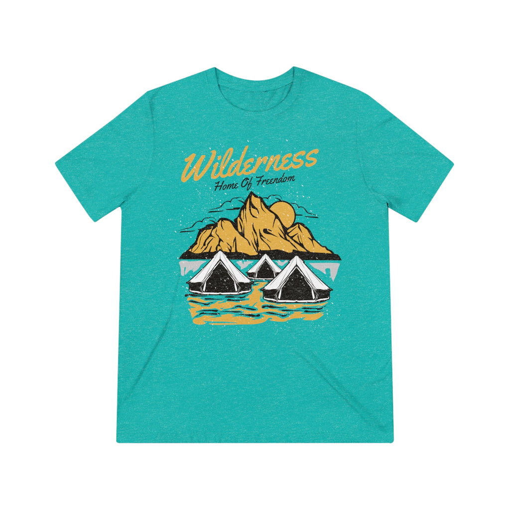 Wilderness Home of Freedom - Unisex Triblend Tee