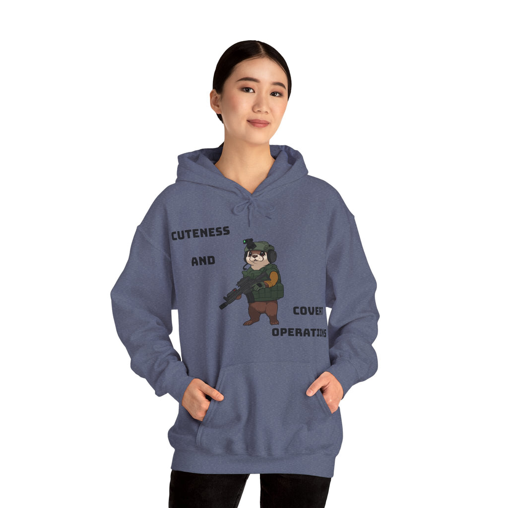 Cuteness & Covert Operations Otter Unisex Hoodie!
