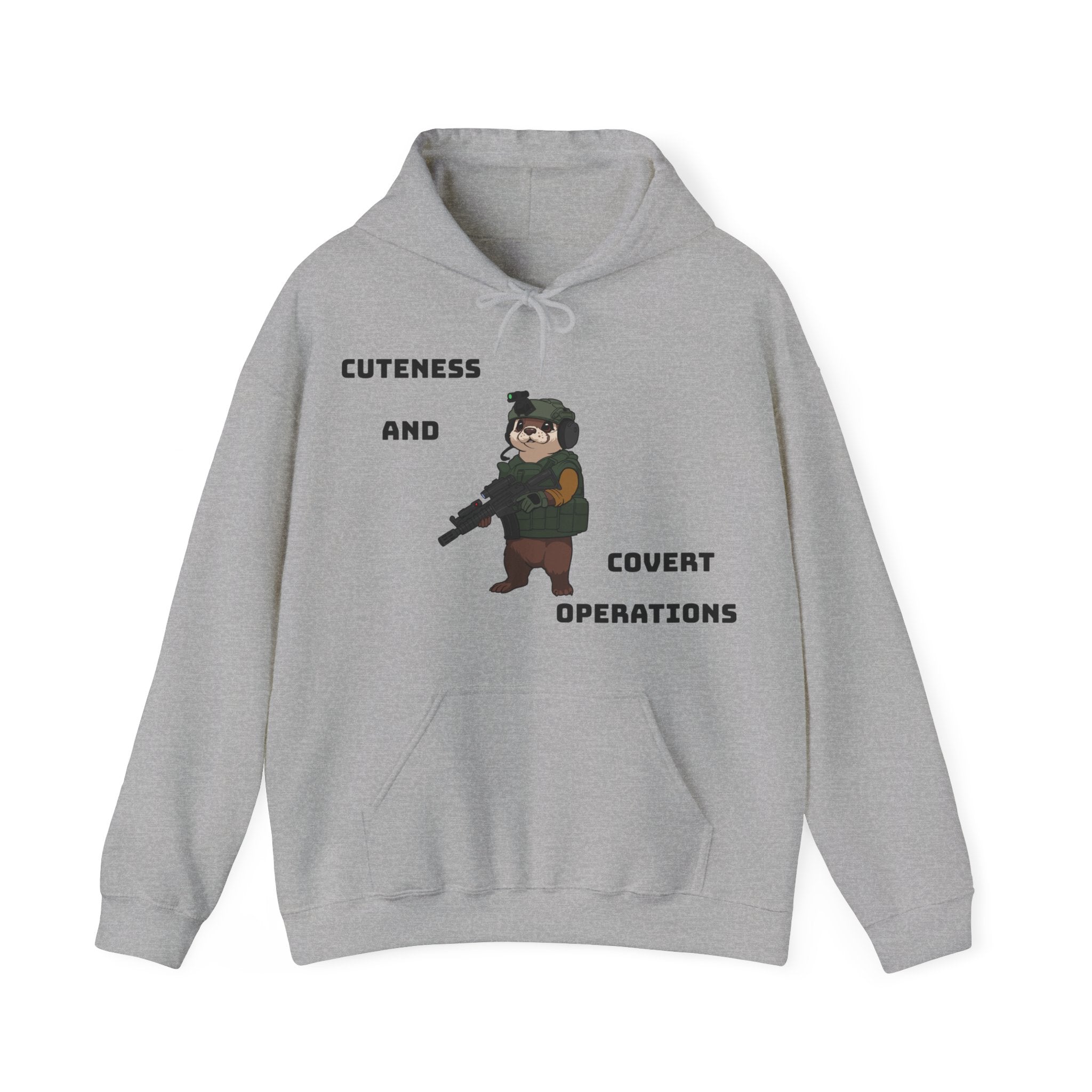 Cuteness & Covert Operations Otter Unisex Hoodie!