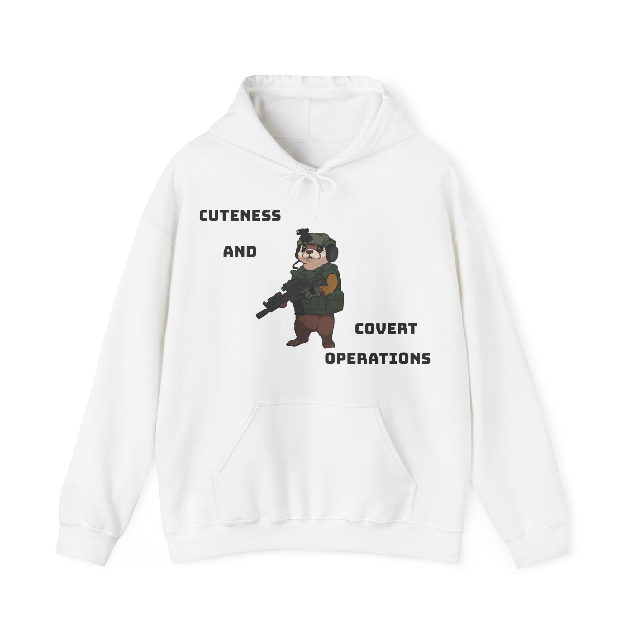 Cuteness & Covert Operations Otter Unisex Hoodie!