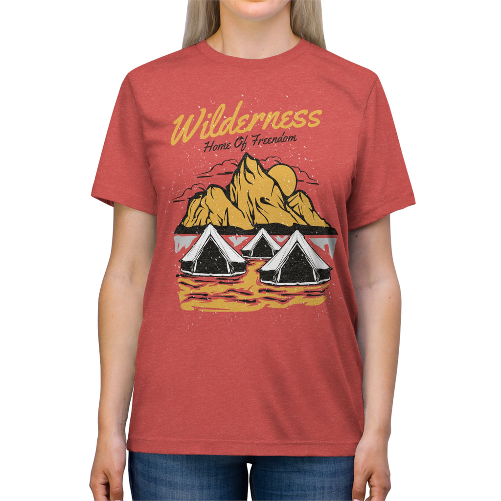 Wilderness Home of Freedom - Unisex Triblend Tee