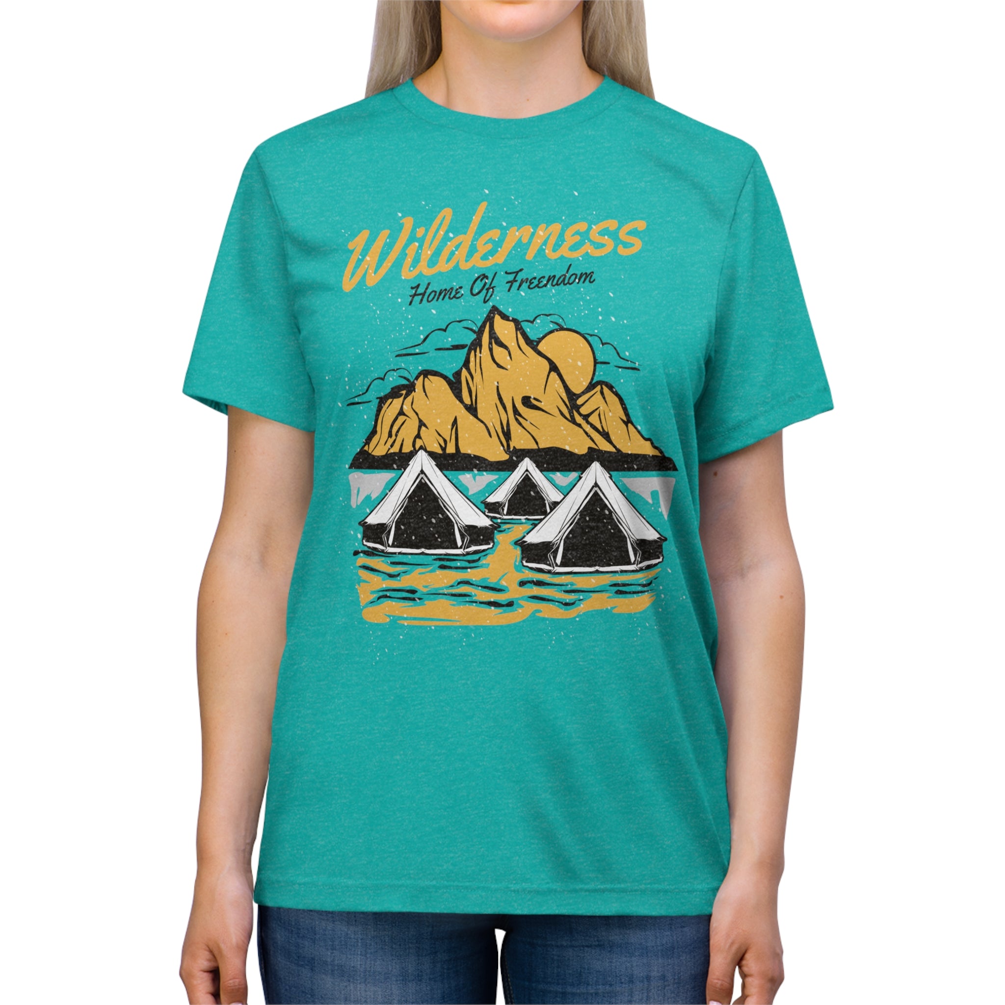 Wilderness Home of Freedom - Unisex Triblend Tee