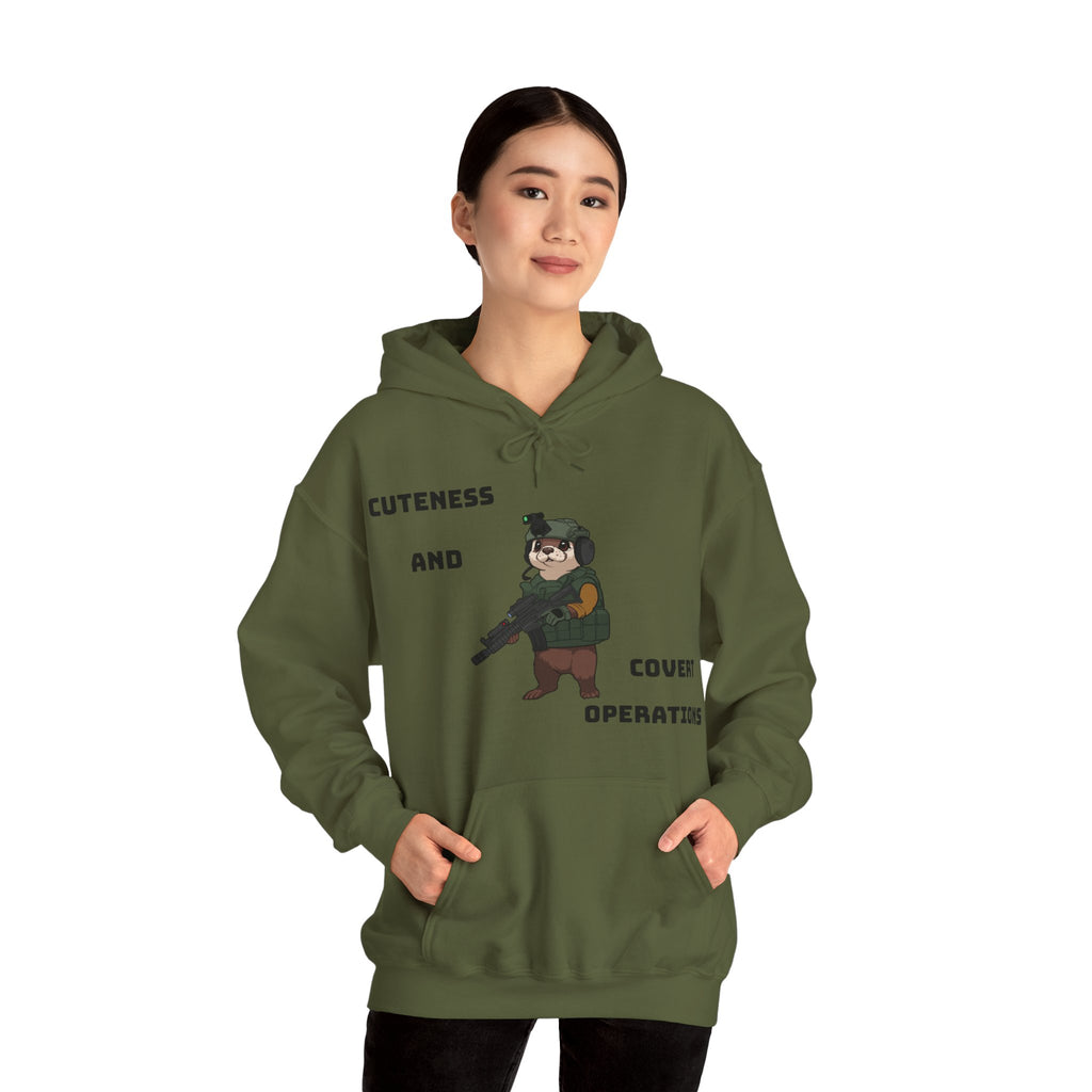 Cuteness & Covert Operations Otter Unisex Hoodie!