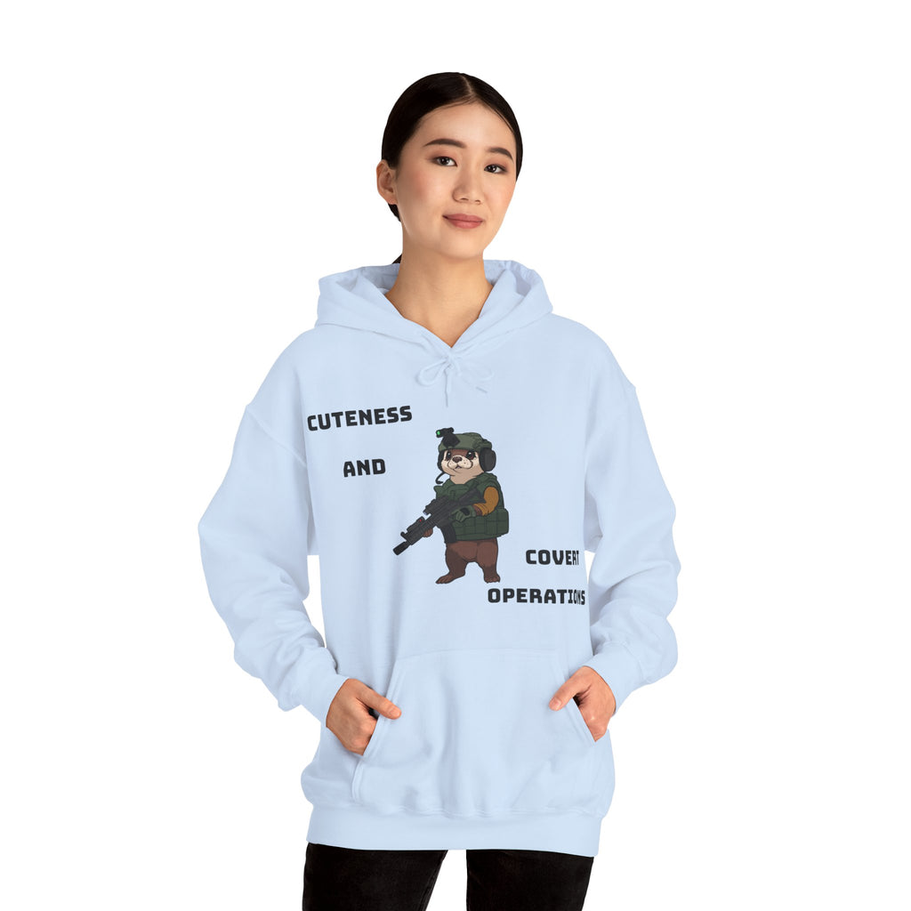 Cuteness & Covert Operations Otter Unisex Hoodie!