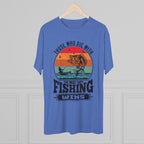 Days With Fishing - Unisex Tri-Blend Crew Tee