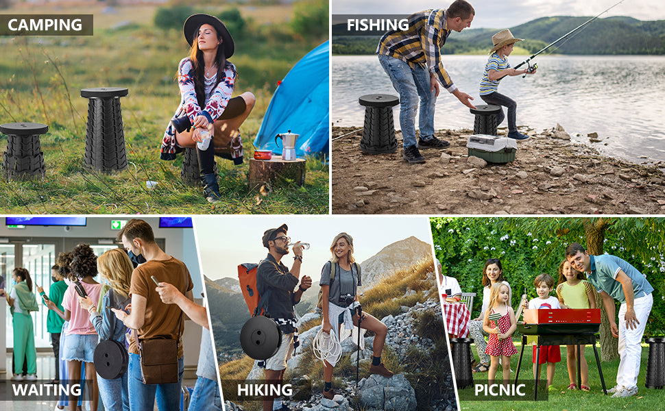 Collapsible Outdoor Stool - Tactical Wilderness