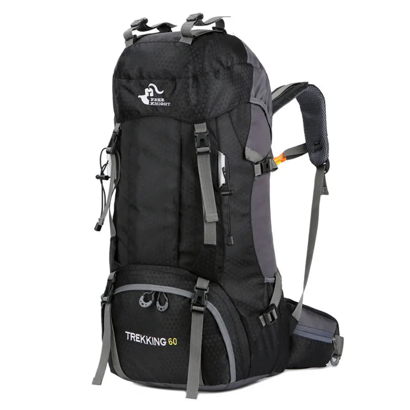 Trekking Climbing and Outdoor Backpack Camping Bag with Rain Cover