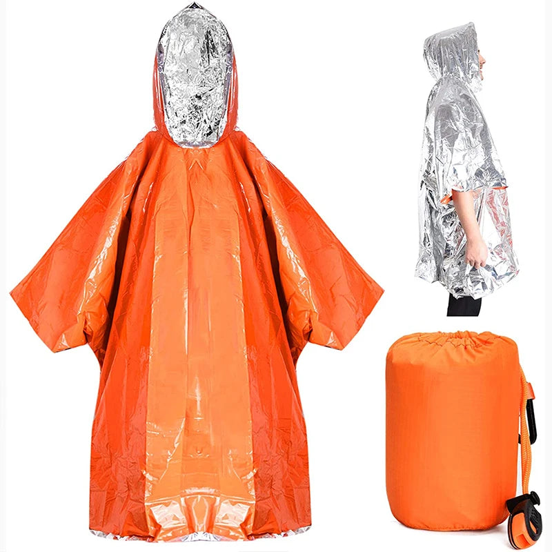 Emergency Survival Raincoat - Tactical Wilderness