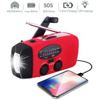 Hand Crank Powered Camping Light With AM/FM - Tactical Wilderness