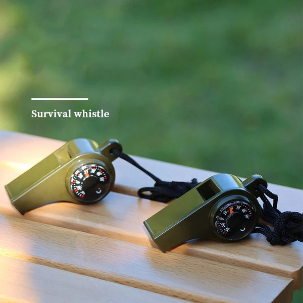3 in 1 Emergency Survival Whistle - Tactical Wilderness