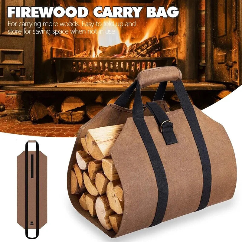 Outdoor Firewood Carry Bag - Tactical Wilderness