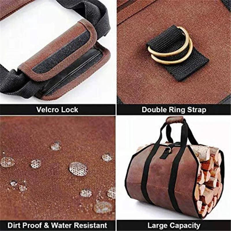 Outdoor Firewood Carry Bag - Tactical Wilderness