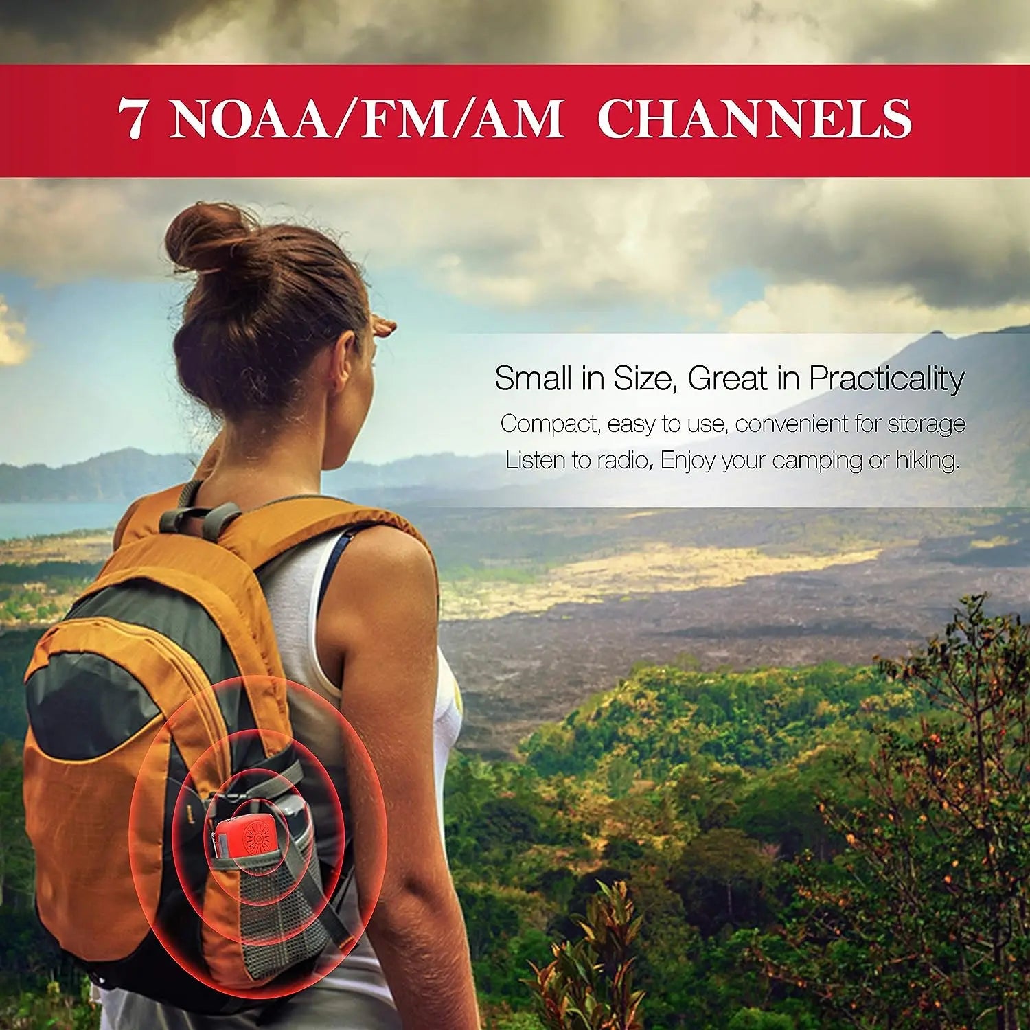 Hand Crank Powered Camping Light With AM/FM - Tactical Wilderness