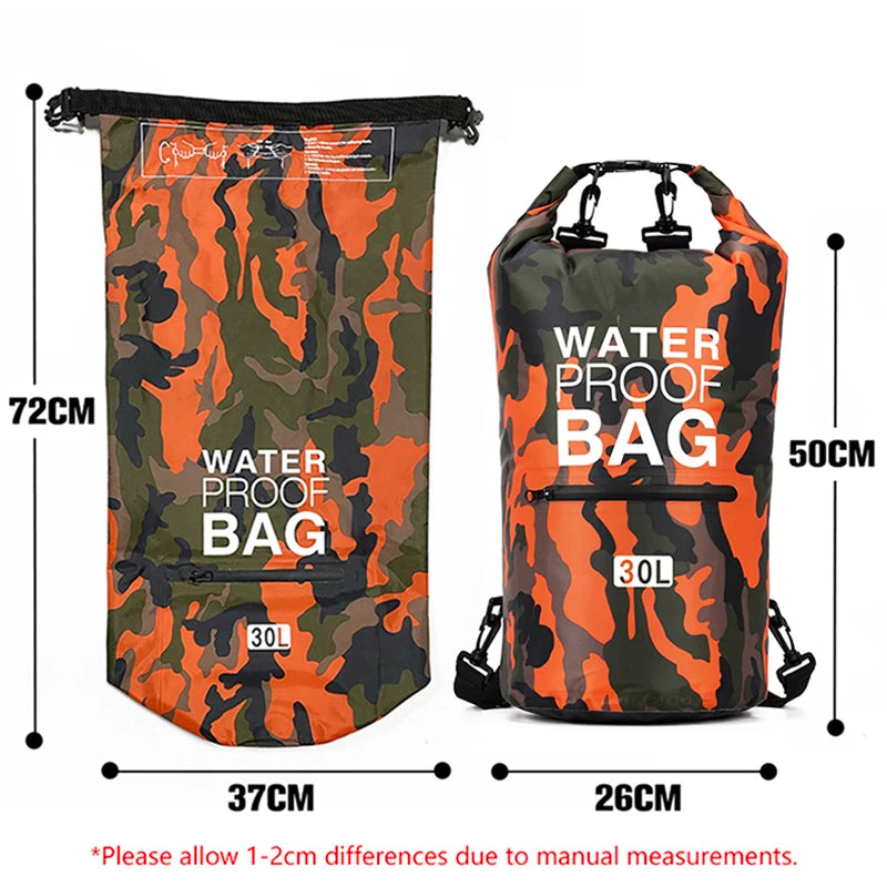 Camping 15L/30L Waterproof Dry Bags - Tactical Wilderness