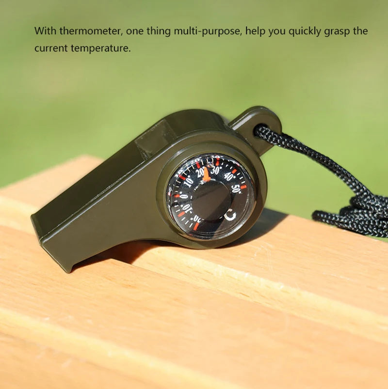 3 in 1 Emergency Survival Whistle - Tactical Wilderness