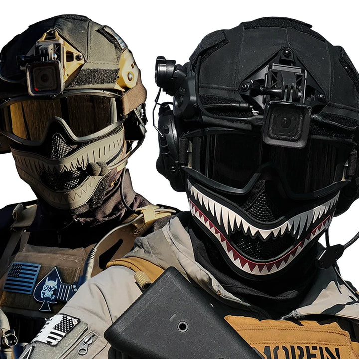 Tactical Foldable Mesh Mask - Tactical Wilderness