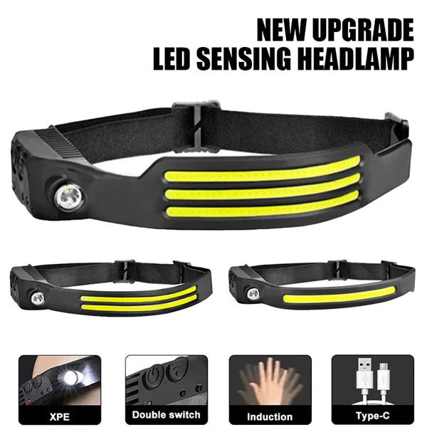 LED Induction Headlamp for Fishing - Tactical Wilderness