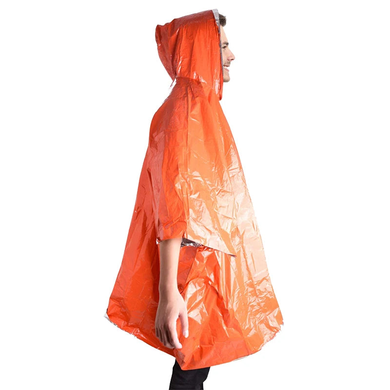 Emergency Survival Raincoat - Tactical Wilderness