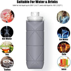 600MLCollapsible Water Bottle - Tactical Wilderness