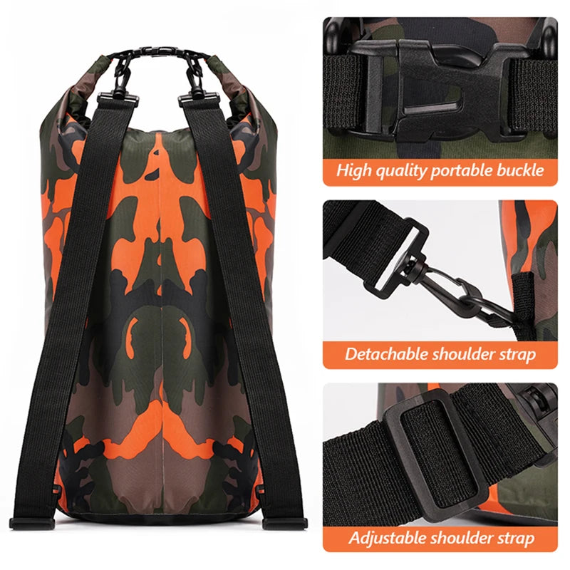 Camping 15L/30L Waterproof Dry Bags - Tactical Wilderness