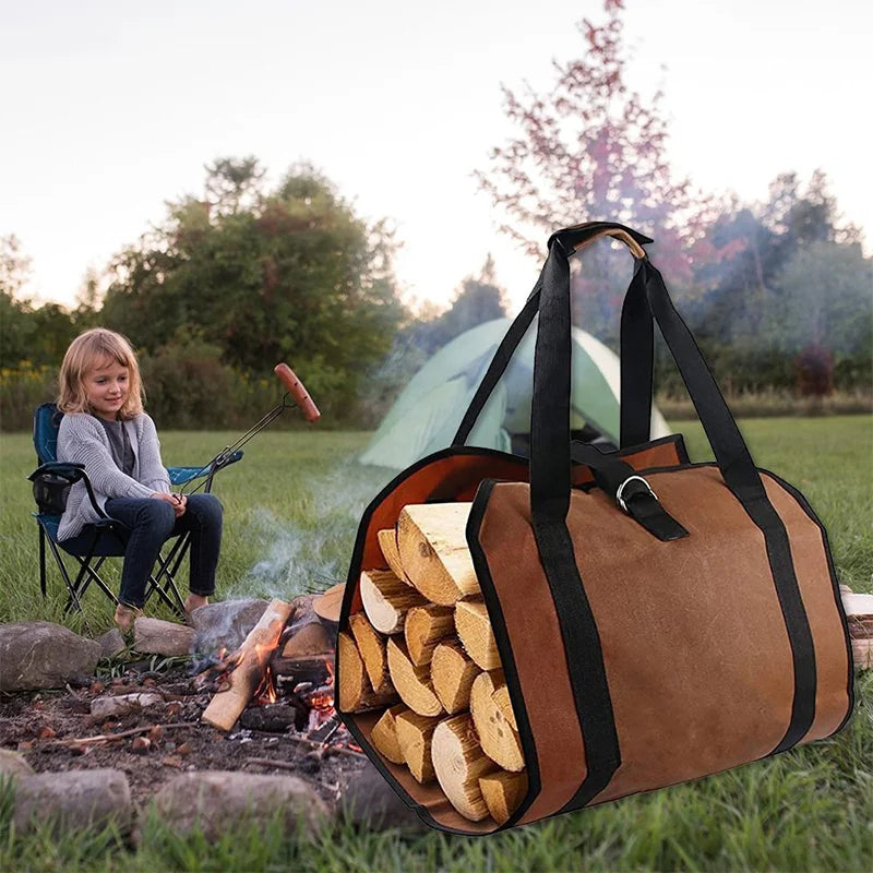 Outdoor Firewood Carry Bag - Tactical Wilderness