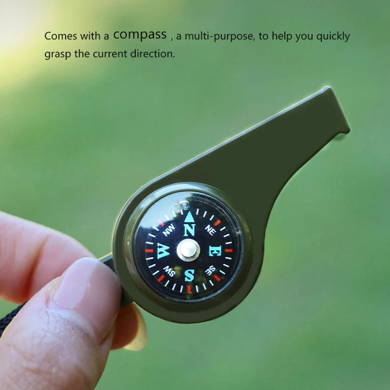 3 in 1 Emergency Survival Whistle - Tactical Wilderness