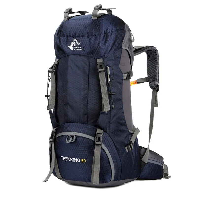 Trekking Climbing and Outdoor Backpack Camping Bag with Rain Cover