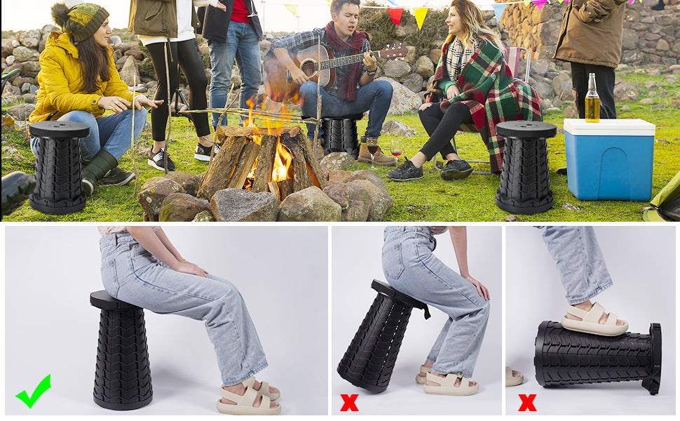 Collapsible Outdoor Stool - Tactical Wilderness