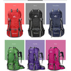 Trekking Climbing and Outdoor Backpack Camping Bag with Rain Cover